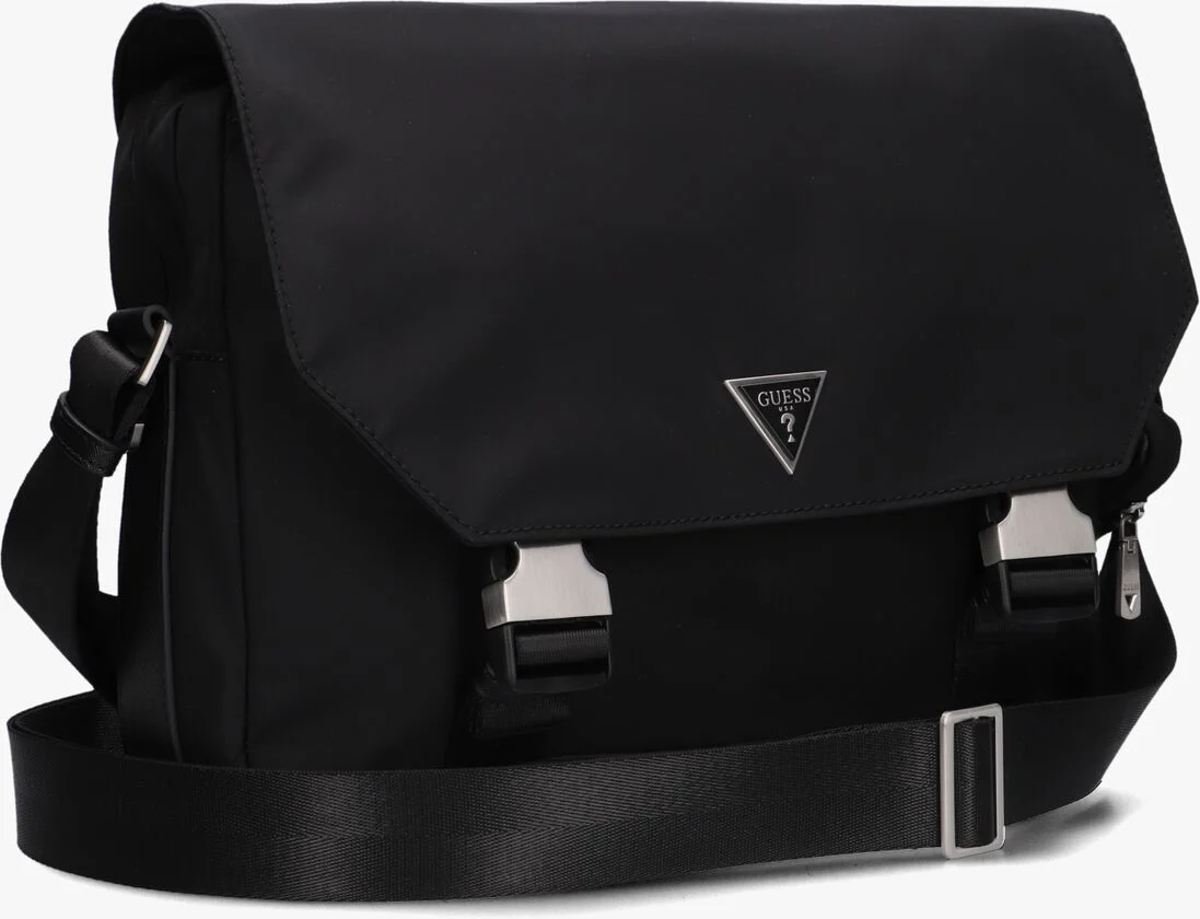 GUESS zwarte guess schoudertas roma flap