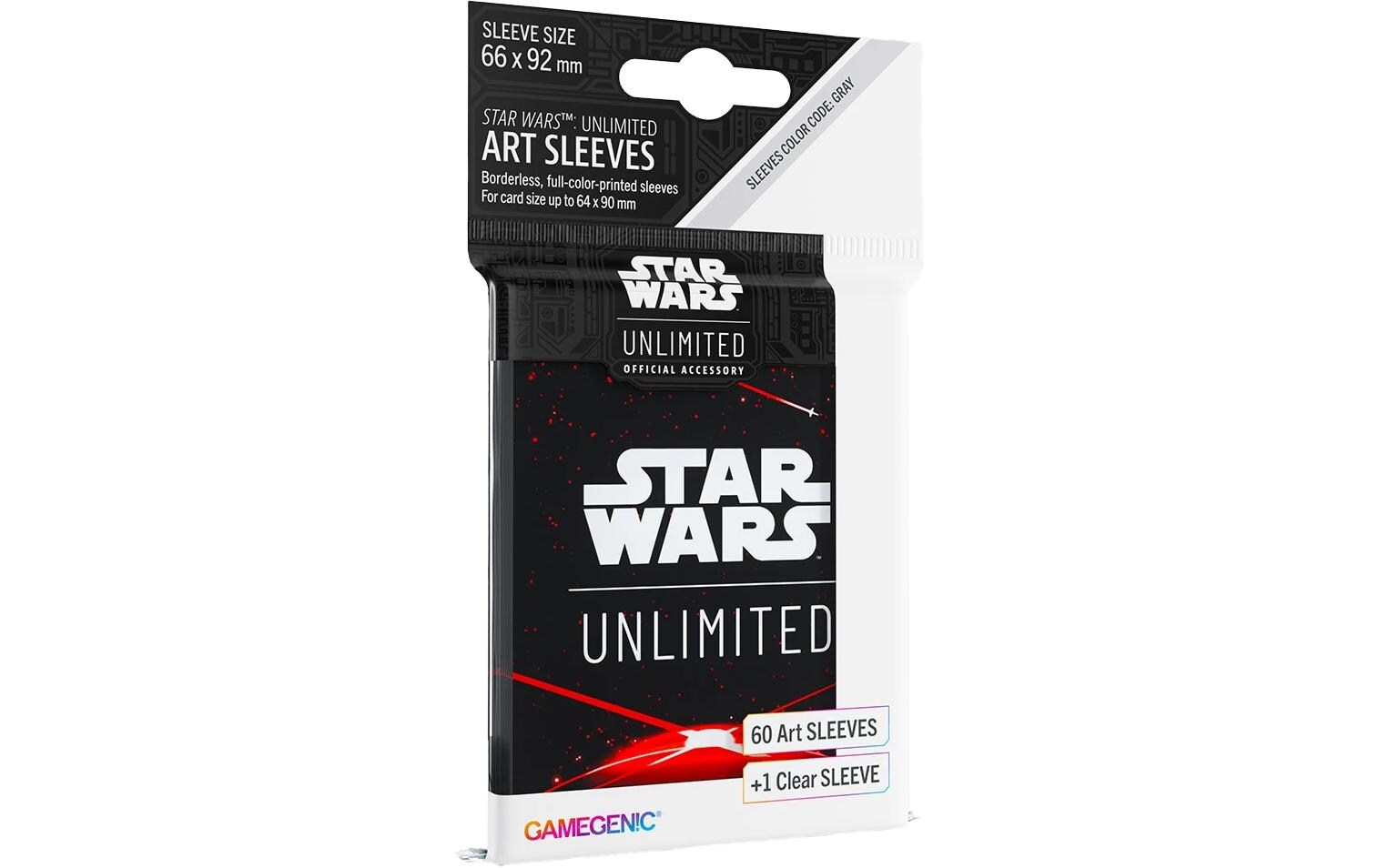 Kartenhülle Art Sleeves Space Red 60 +1 Stk.Bedruckte Kartenhüllen in Standardgrösse