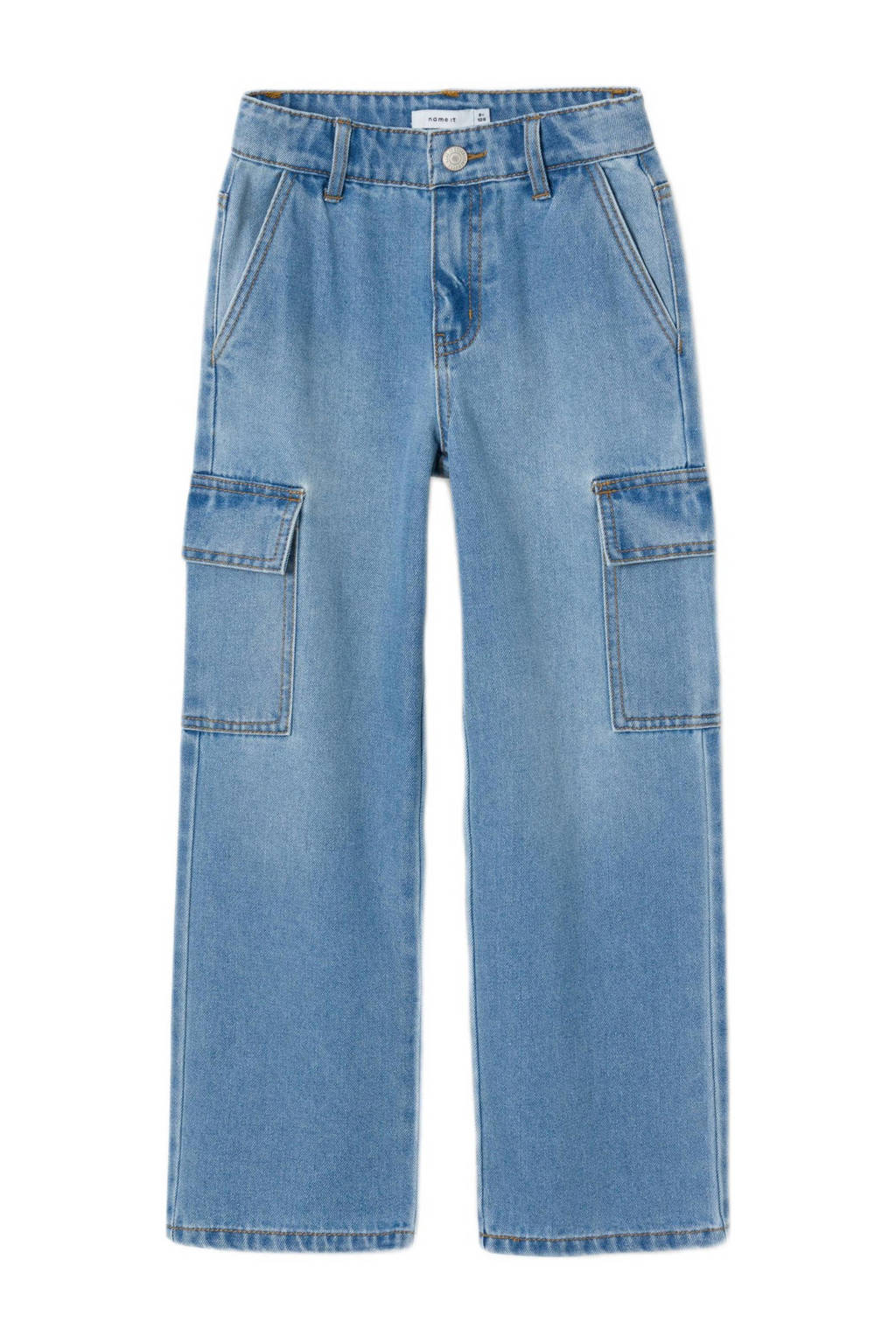 NAME IT wide leg jeans NKFROSE light blue denim