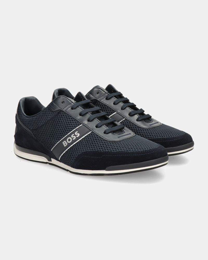 BOSS Saturn Lage sneakers  - blauw