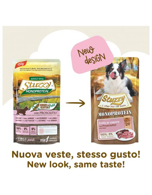 Stuzzy Dog Grain Free Monoprotein Pouch 150 g - Hondenvoer
