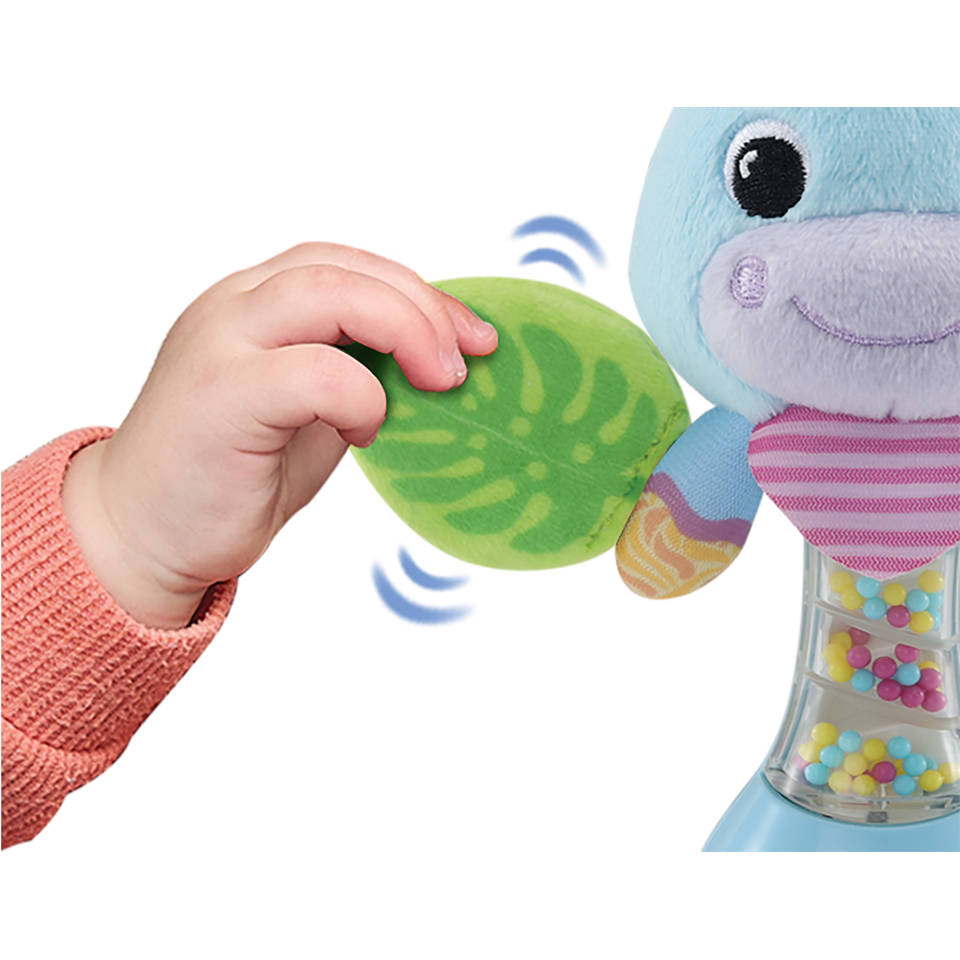VTech Baby dierenvriendjes rammelaar nijlpaard - blauw