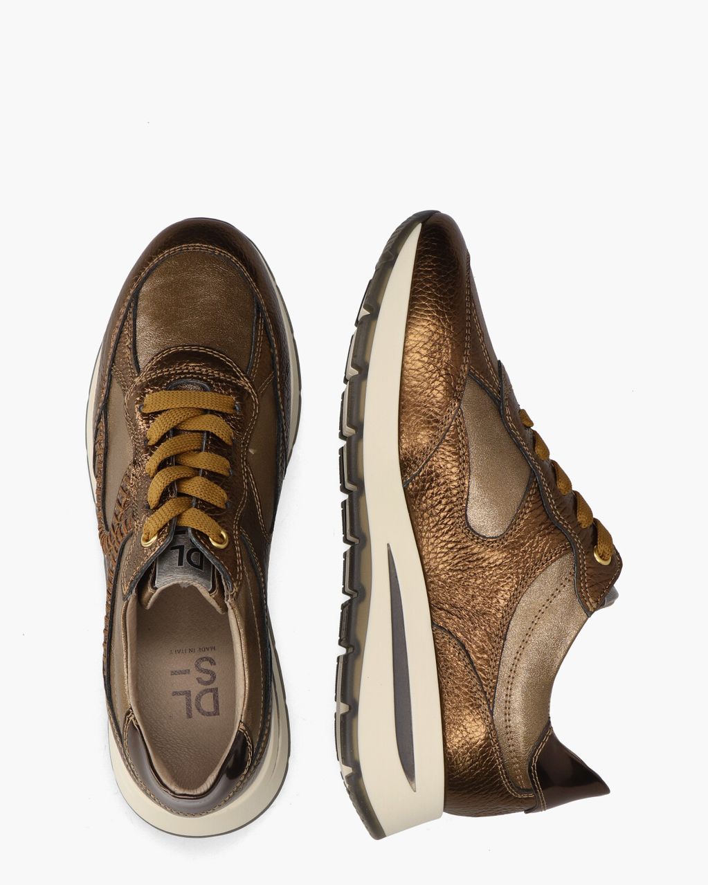 DLSport 6333 Goud Damessneakers