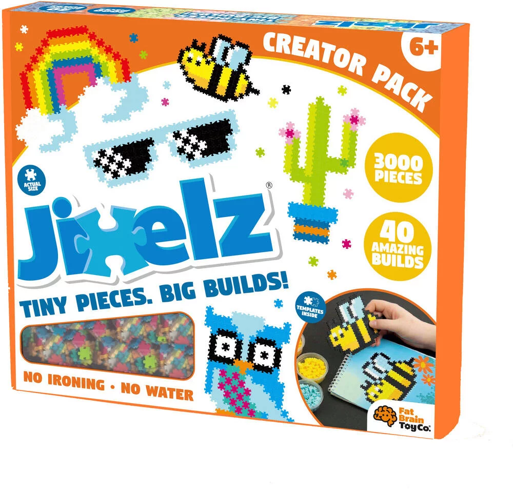 JIXELZ -  COFFRET CREATIF  - TINY PIECES BIG BUILDS 3000 PIECES