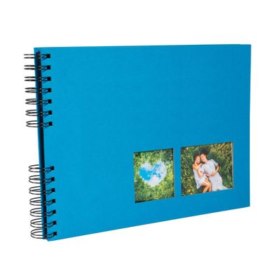 Exacompta Milano - Album photos 32 x 22 cm - 50 pages - bleu