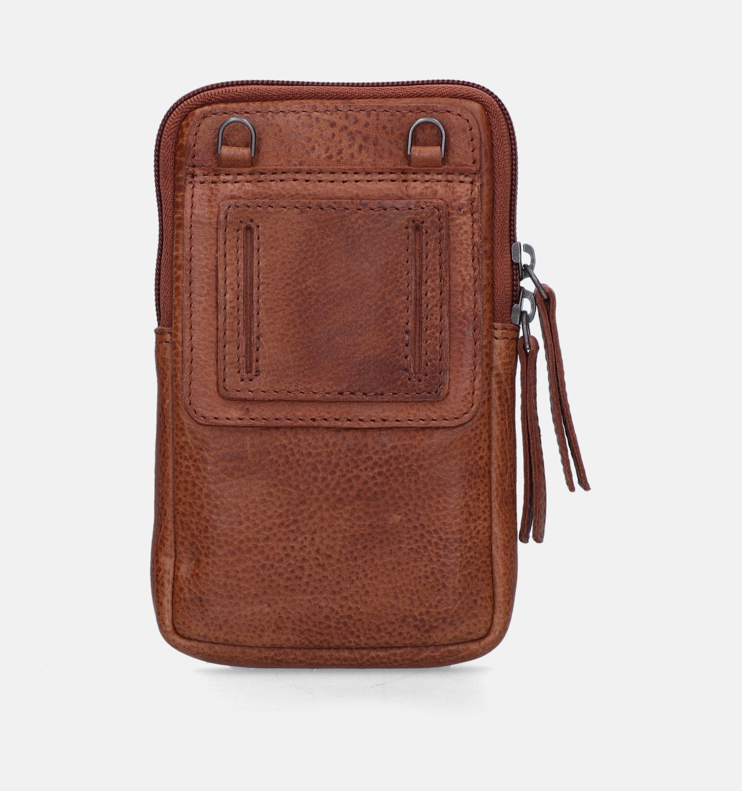 Telefoontasjes cognac