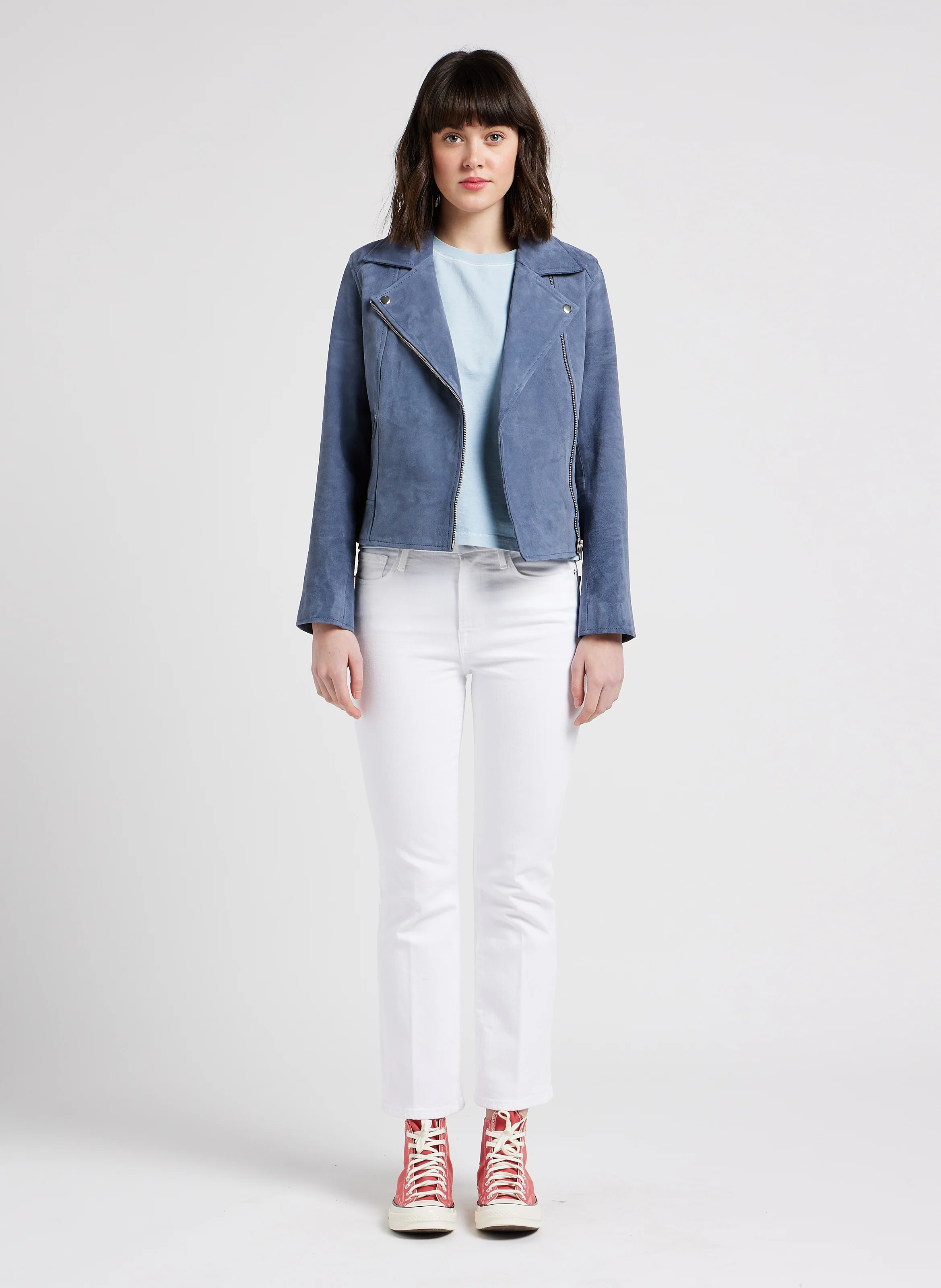 Jean cropped évasé | Blanc