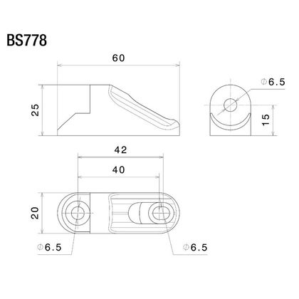 Support Rétroviseur Rizoma adaptateur rétroviseur BS778B - Noir