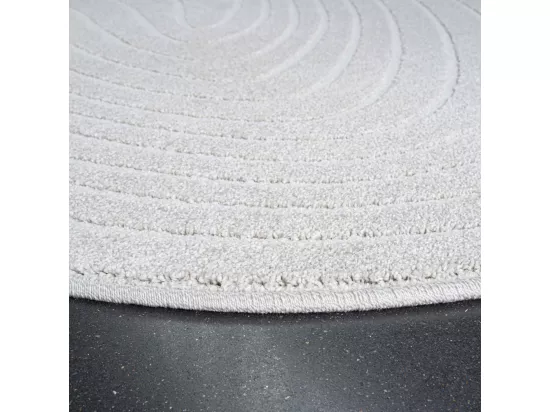 Elliott I - Tapis contemporain de forme organique - Écru - 200x290cm