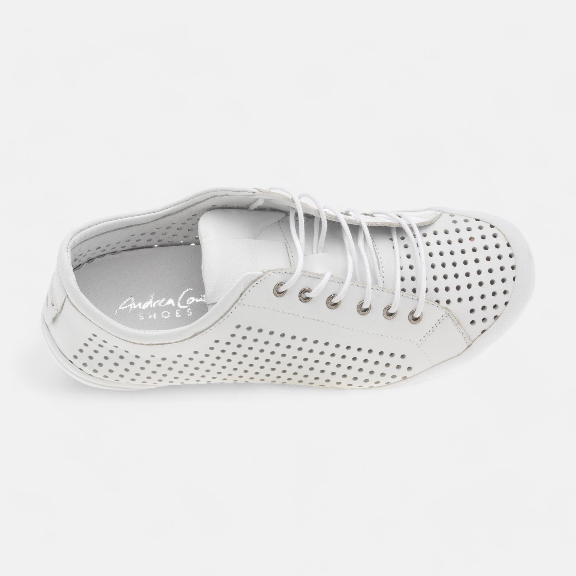 Baskets basses Femme en cuir blanc