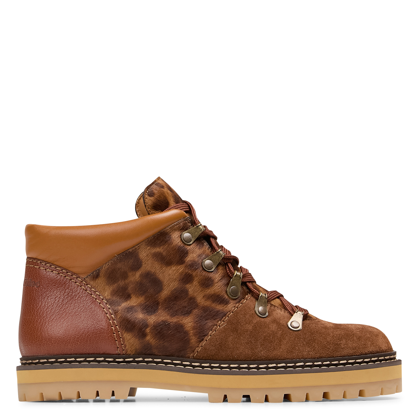 EILEEN - Boots bi-matière | Marron