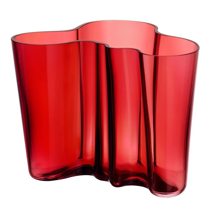 Iittala - Aalto Vase Savoy 160 mm, cranberry rot
