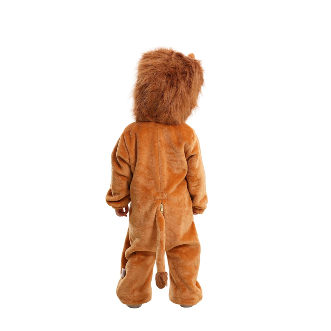 (85-90cm) Fasnachts Kinder Kostüm Löwen Plüsch Overall Verkleidung für Motto Partys / Halloween - Braun