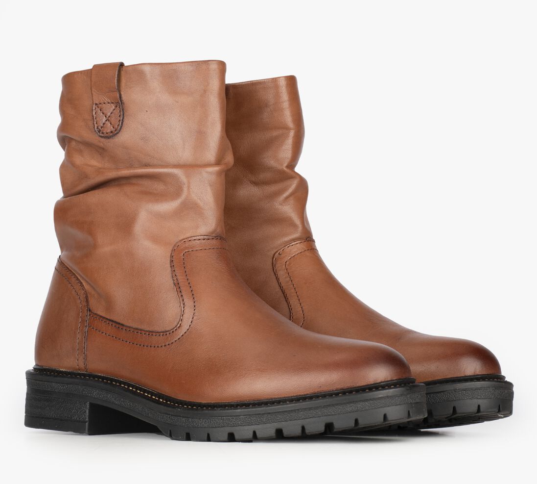 PS POELMAN cognac ps poelman enkelboots dungaball