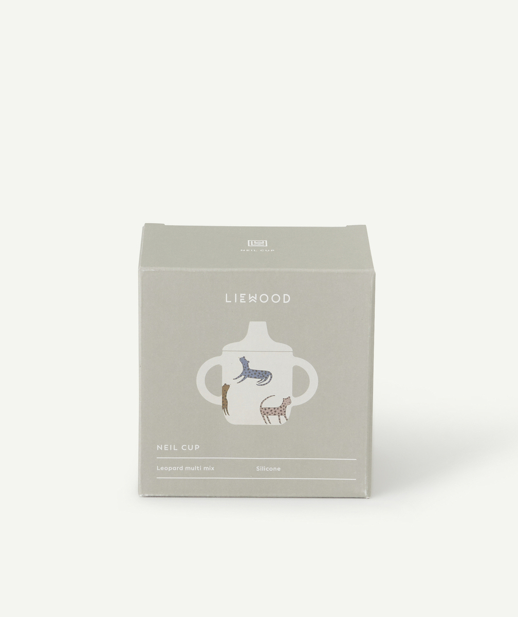 LIEWOODTASSE APPRENTIS 150ML EN SILICONE MOTIFS LÉOPARDS
