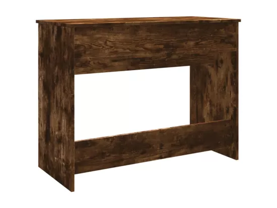 Coiffeuse avec miroir chêne fumé 100x45x76 cm