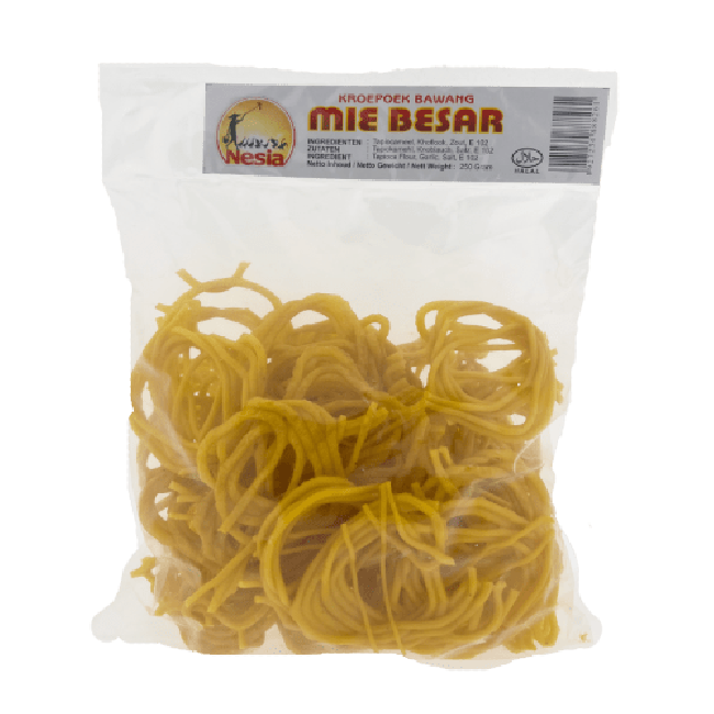 Nesia Kroepoek Bawang Mie Besar (ongebakken) 250g