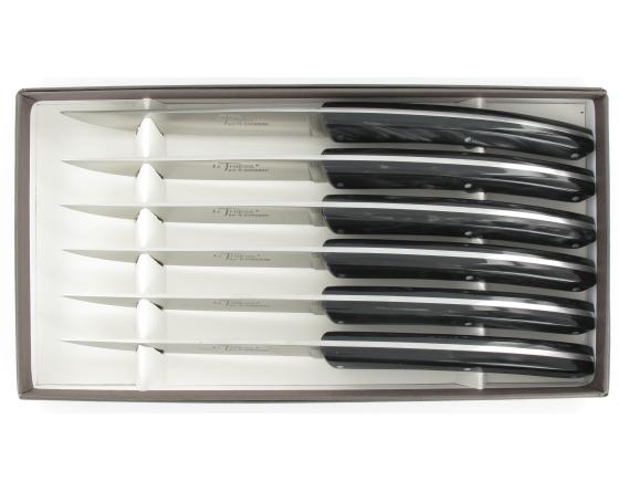 Le Thiers Table - Plexi Noir - coffret de 6 pièces Couteau Table Le Thiers par Chazeau Honoré