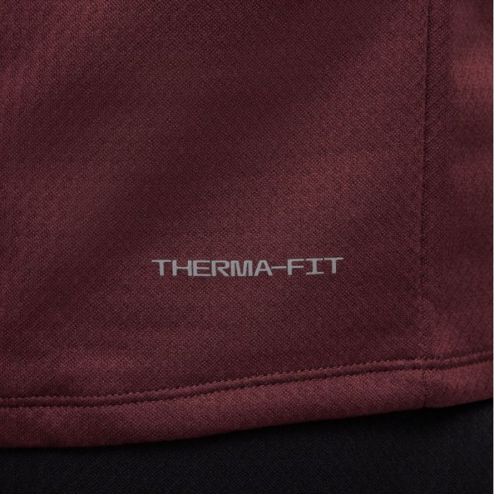 Nike Herre Mellemlag Therma-FIT Water-Repellent Sphere Element Half Zip Rød