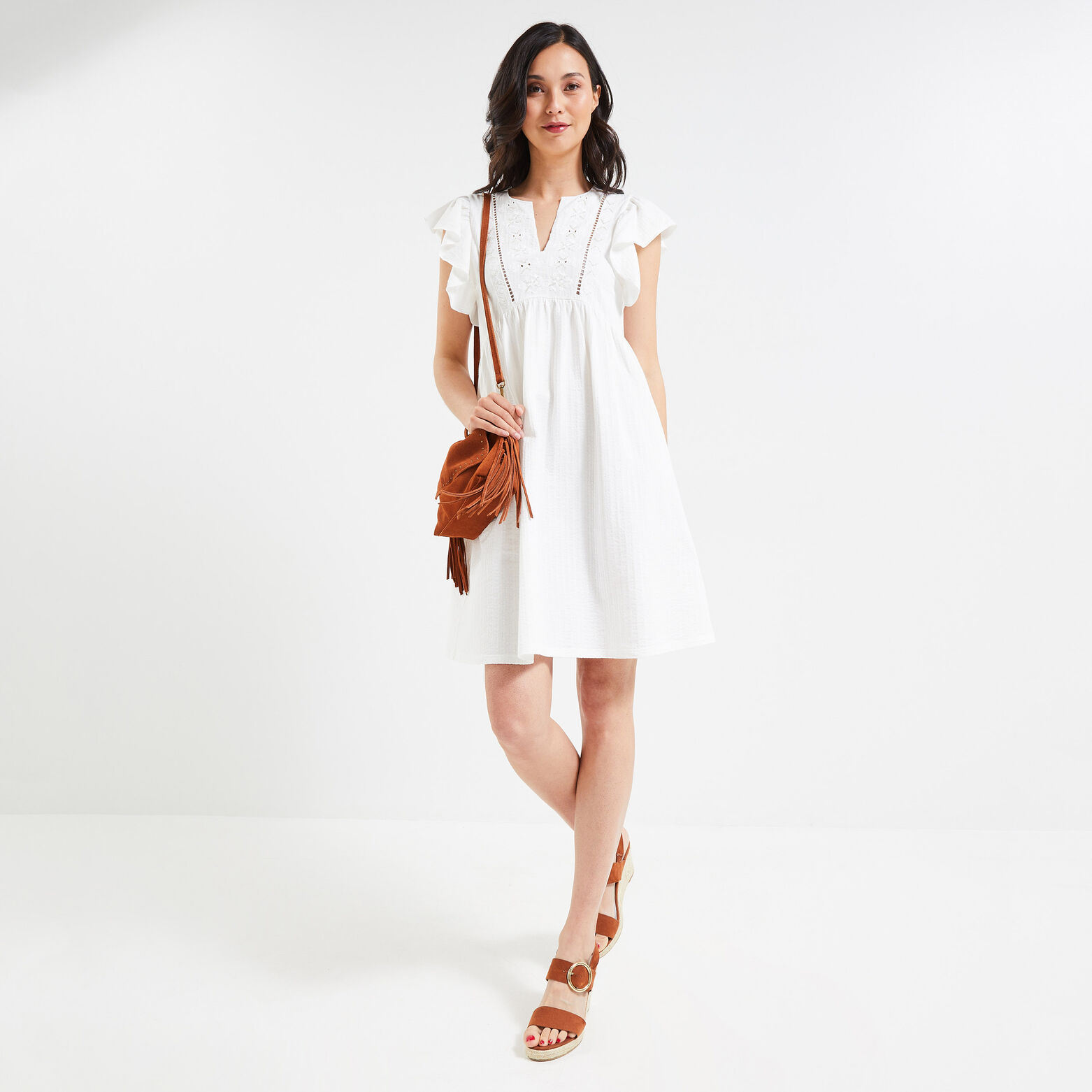 Robe blanche femme