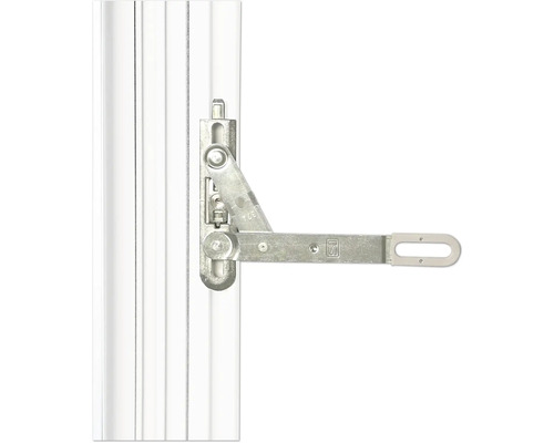ARON Ternum aluminium raam RAL 9016 verkeerswit, 2-vleugelig (kiep-draai) met beweegbare tussenstijl, 1300x900 mm, DIN links