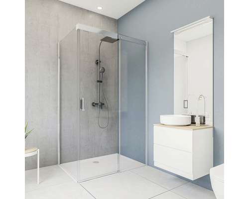 Doucheachterwand BREUER decor beton 100 x 255 cm