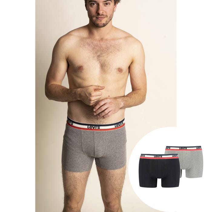 Levi's-2-pack boxershorts met logo - Levi's