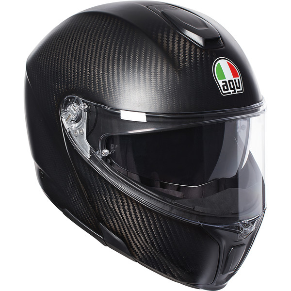 AGV - Casque SportModular Solid Carbone / Noir Mat