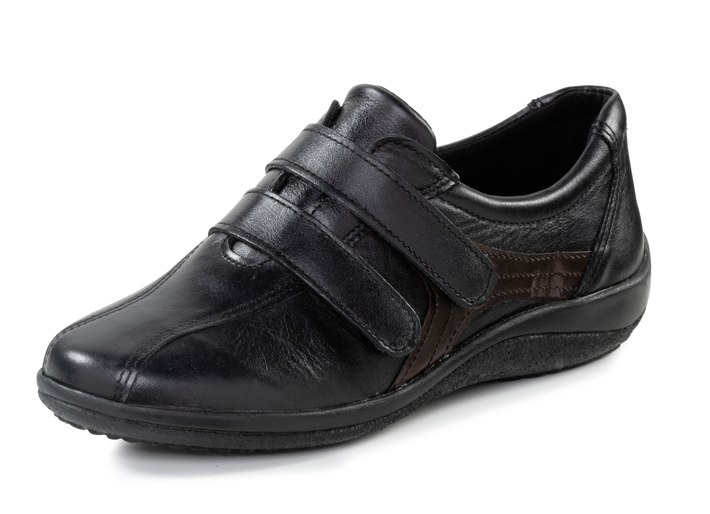 ELENA EDEN Slipper mit glänzend geprägten Besätzen