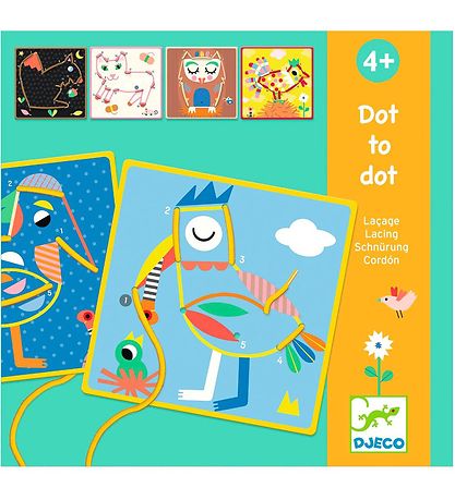 Djeco Spil - Kreas?t - L?r Tal Og Forbind Med Snor