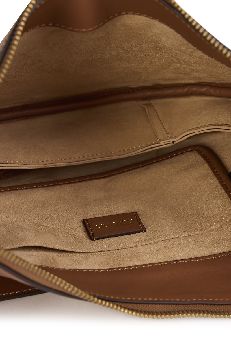 NAT & NIN<br>Bolsa de ombro em couro LUNE
