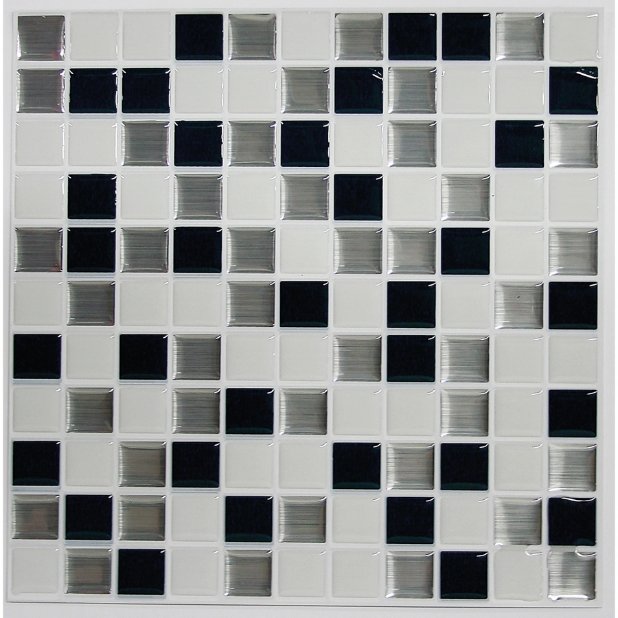 Room Mates STICKTILES - Mosaik schwarz-weiß Mehrfarbig