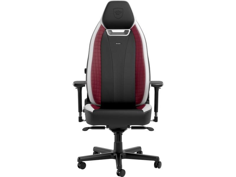 noblechairs Gaming-Stuhl Legend Rot/Schwarz/Weiss Gaming-Stuhl aus PU-Leder mit einer Belastbarkeit von 150 kg