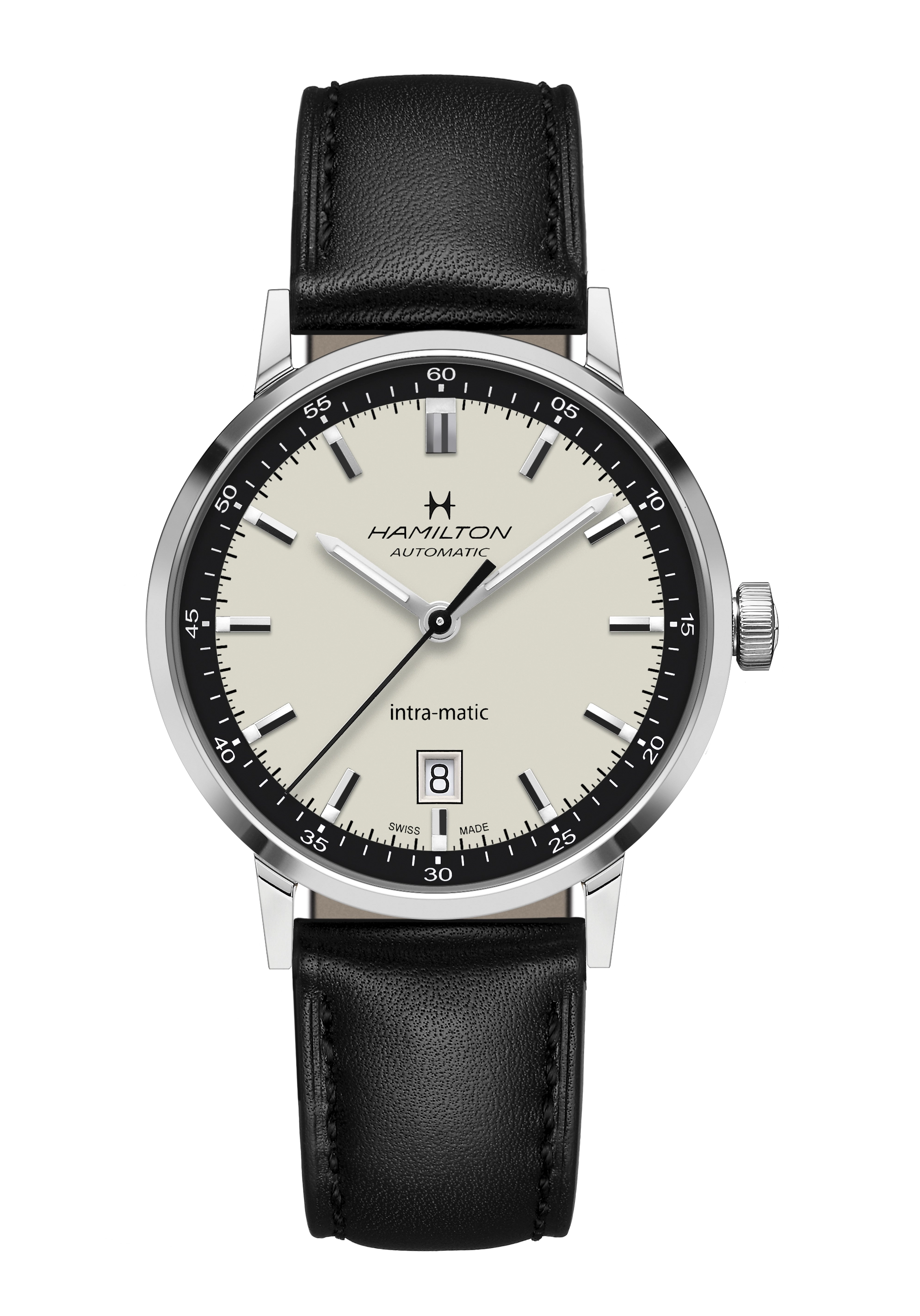 Hamilton Intra-Matic Automatik Herrenuhr Beige H38425720