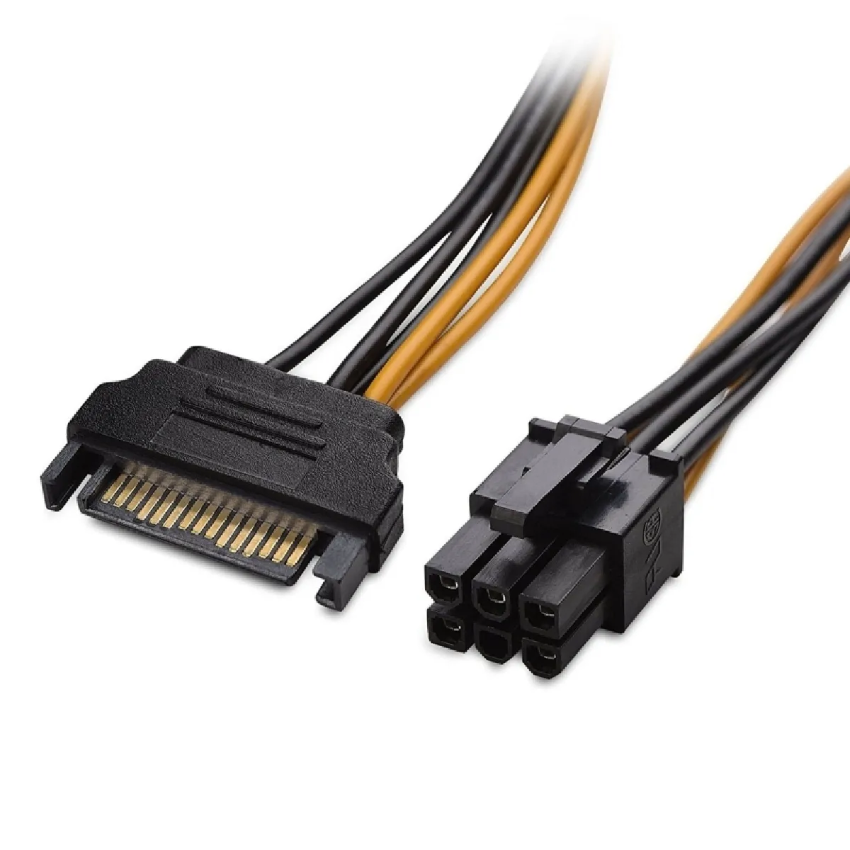 Wewoo Câble SATA 15 broches à 6 PCI Express