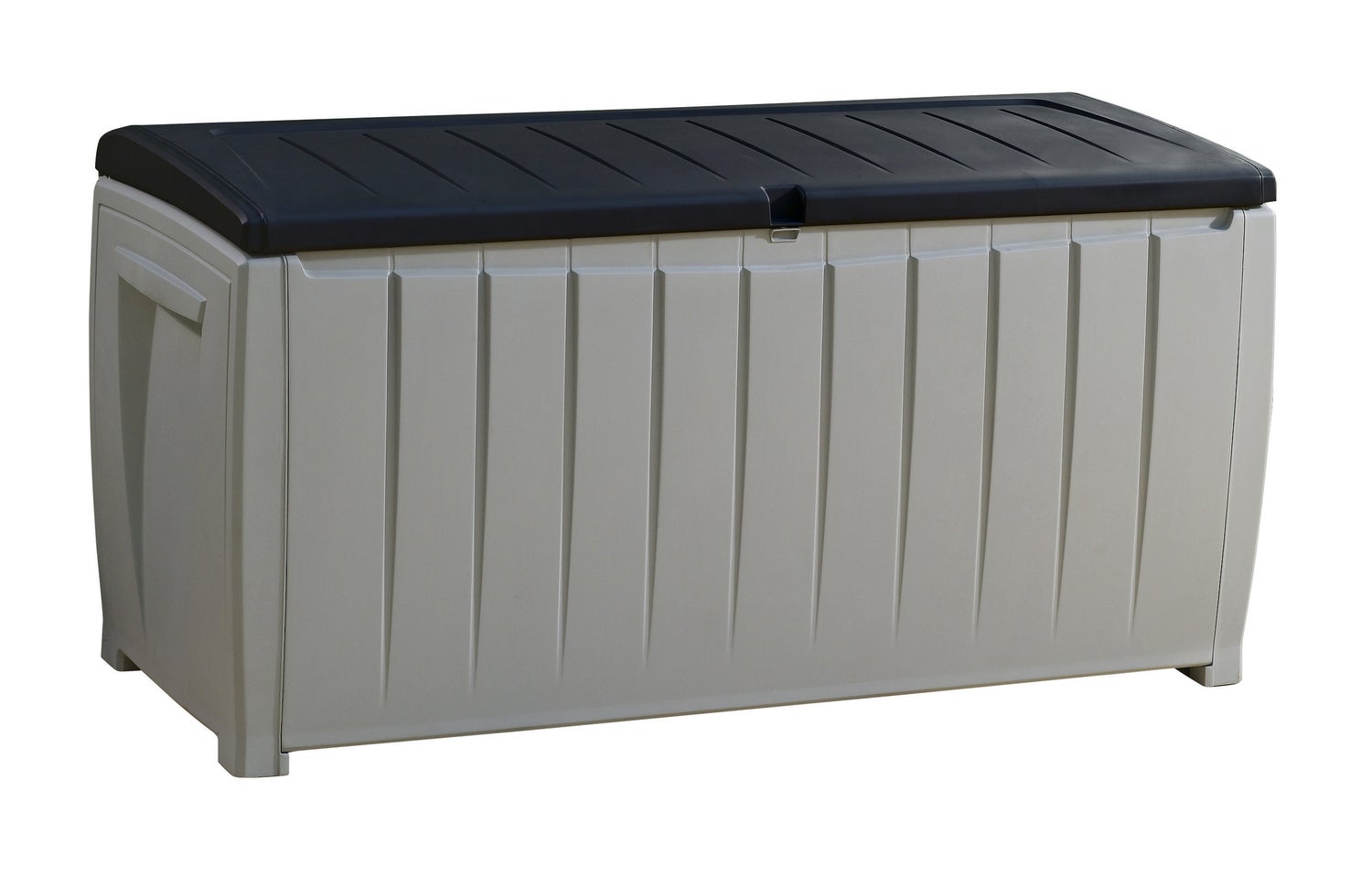 Keter Novel Opbergbox 340L - 124x55x62,5cm - Zwart