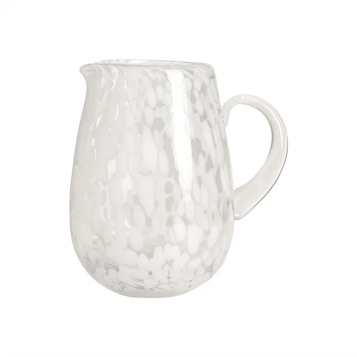 OYOY - Jali Karaffe Ø 15,3 cm, weiss