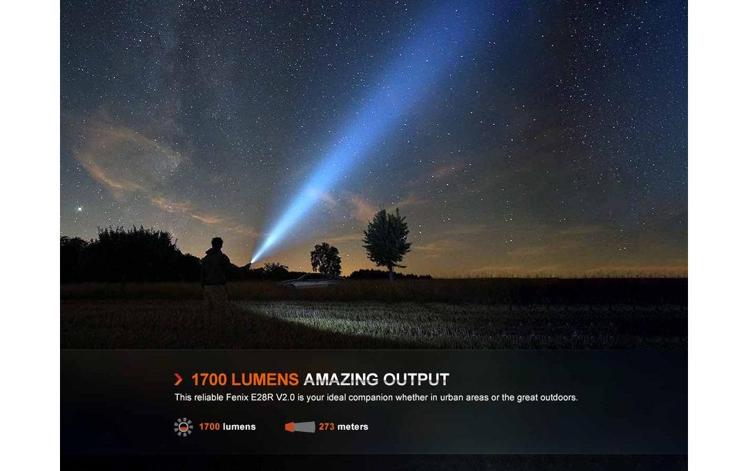 Fenix Taschenlampe »E28R V2,0 1700 Lumen« wasserfest