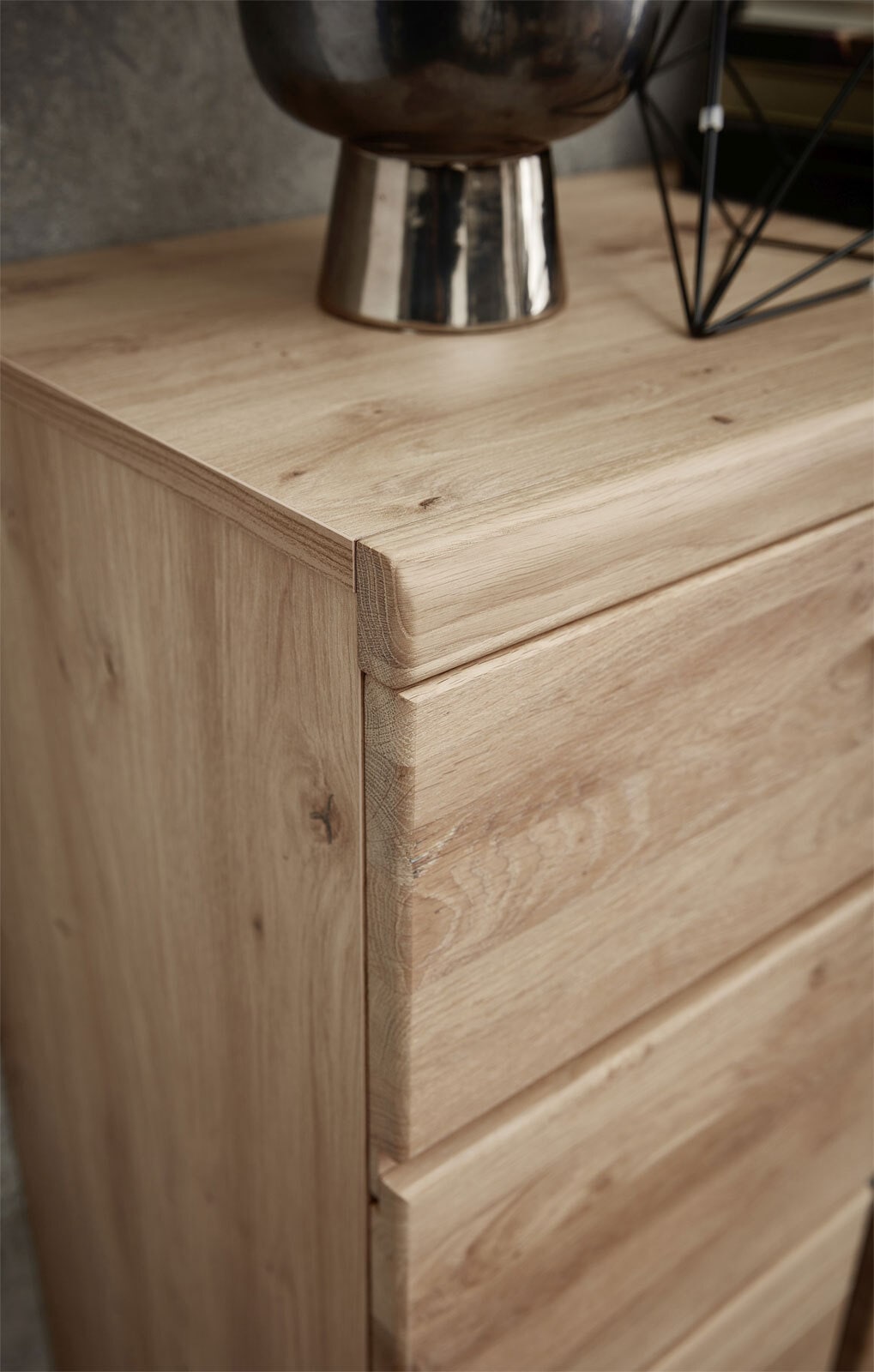 Sideboard Sonos II Front Altesche massiv gebürstet 170x86x42 cm
