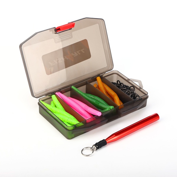 Boîte Ver Whacky Worm Fish4All (91 pièces)