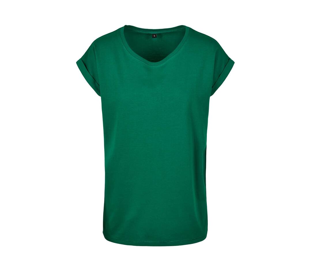 BUILD YOUR BRAND BY021 - T-shirt Femme Élégance Coton Léger