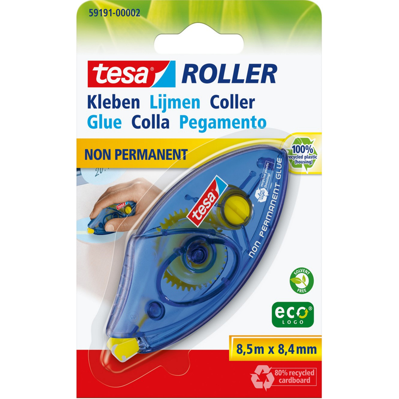 Tesa Kleberoller EcoLogo, 8.4 mm x 8.5 m