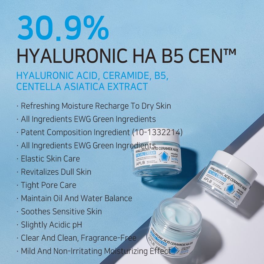 APLB - Hyaluronzuurceramide HA B5 gezichtscrème