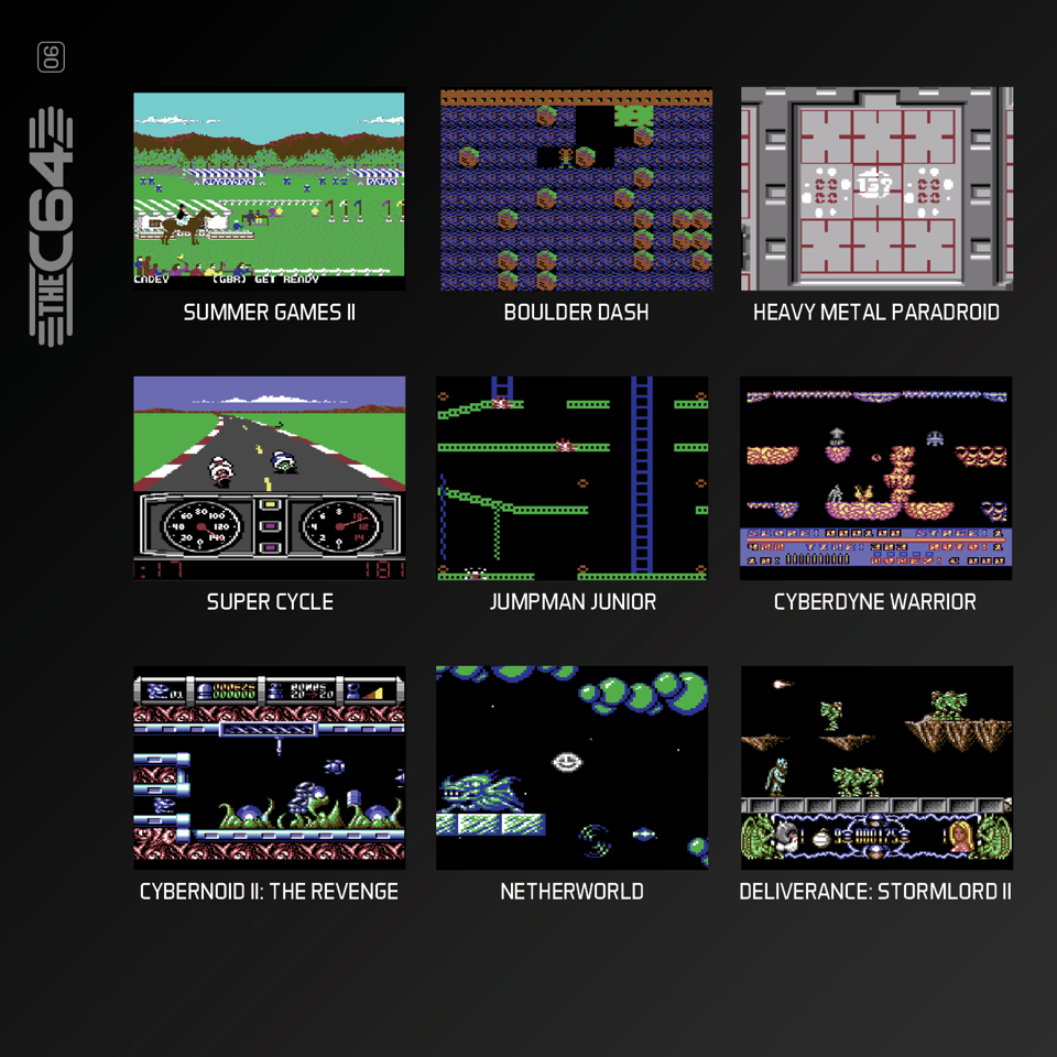 BLAZE Evercade C64 Collection 3- BLAZE TAB Plus