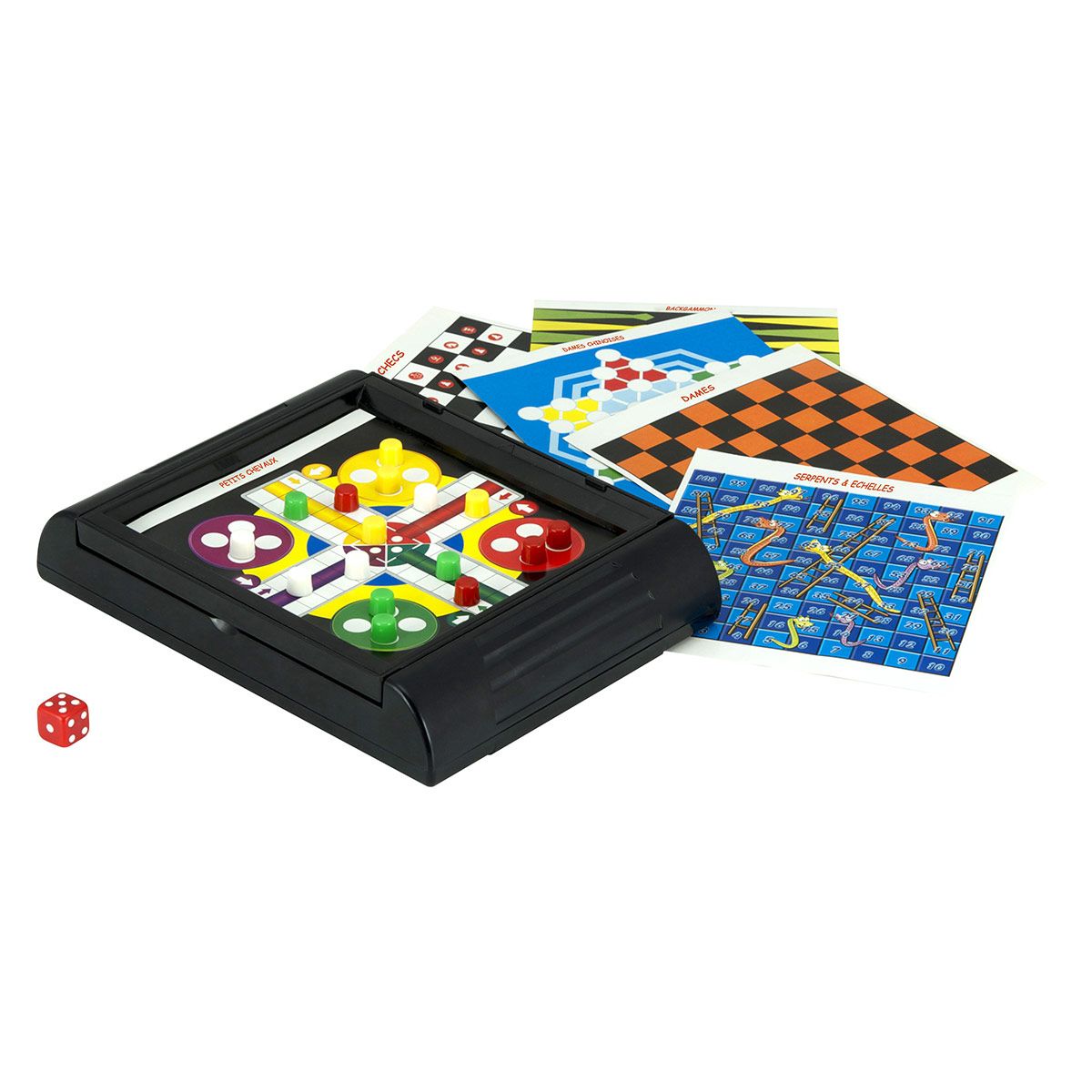 Jeux de voyage magnétique 6 en 1