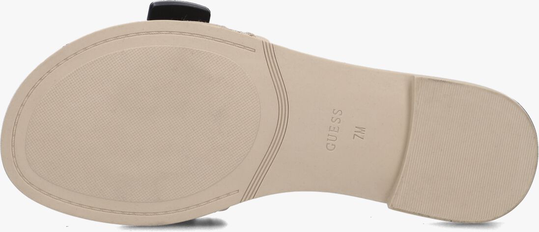 GUESS beige guess slippers elyze