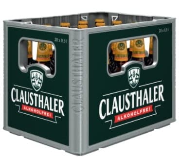 Clausthaler Extra Herb Alkoholfrei Kiste 20x0,5 l (MEHRWEG)