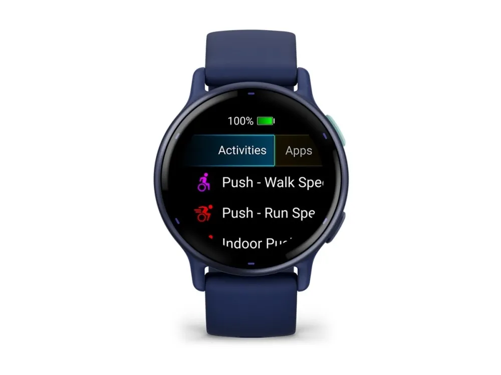 Garmin vívoactive 5 - Marine - smart ur med bånd - silikone - håndledsstørrelse: 125-190 mm - display 1.2