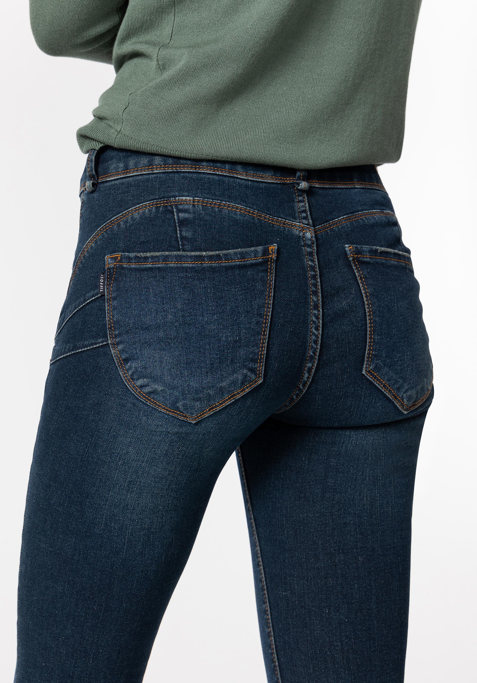 Jeans Double-up Skinny Cintura Alta