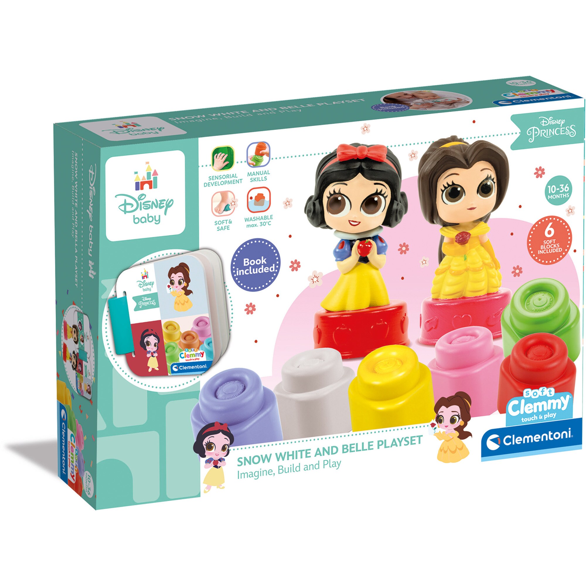 Clementoni Geschicklichkeitsspiel Clemmy - Disney Princess Spiel-Set